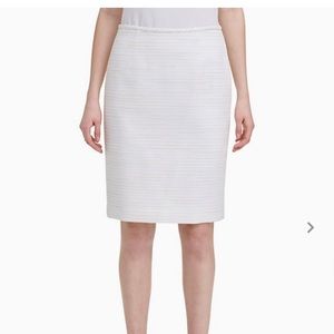 Textured Calvin Klein Pencil Skirt